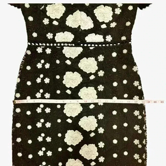 ML MONIQUE LHUILLIER EVA LACE DRESS SIZE 4 NWT - Picture 11 of 16